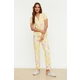 Ženska komplet pidžama Trendyol Floral patterned