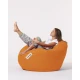 Atelier Del Sofa Vrtna vreča za fižol, Premium XXL - oranžna