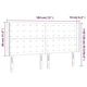 Vidaxl LED posteljno vzglavje temno zeleno 183x16x118/128 cm žamet
