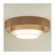 Duolla - LED plafonsko svetlo LUNETA LED/26W/230V preč. 60 cm 4000K braon/zlatna