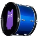 NRG Grand Roar Navijaški boben 20 Blue Wave (Kot novo)