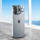 Zaščita za kamero s črno obrobo za iPhone 15 Pro/iPhone 15 Pro Max