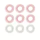 BeastPink Set spiralnih gumica za kosu Pink