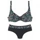LASCANA Bikini, črna