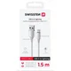 SWISSTEN PODATKOVNI KABEL TEXTILE II USB/LIGHTNING 1,5 M BELA