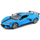 Maisto - 2020 Chevrolet Corvette Stingray Coupe (High Wing), modrý, 1:18