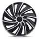 AutoStyle Pokrovi platišč Turbo Silver/Black 15