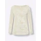 heine Majica Longsleeve aus Spitze šampanjec