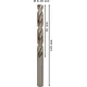 Sveder standardne dolžine PRO Metal HSS-G, 9,2 x 81 x 125 mm, 5 kosov