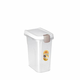 Stefanplast Pet food Container 33x22x41cm 15l prozorna/z belo posoda za shranjevanje hrane za 6kg hrane