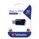 Verbatimov pomnilnik USB, USB 3.0, 32 GB, Store N Click, črn, 49307, USB A, z izvlečnim priključkom