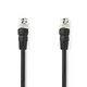 Nedis BNC video kabel | BNC moški | BNC moški | BNC moški | Ponikljano | 75 ohmov | 2,00 m | Okrogla | PVC | Črna | Oznaka