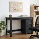 vidaXL Komplet omarice in mize 2 kos Črna Trdna borovina
