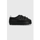 Kućne papuče Calvin Klein Jeans HOME SLIPPER LACING WN boja: crna, YW0YW01216
