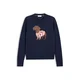 TOMMY HILFIGER Pulover mornarska/brokat/rdeča/bela