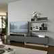 Liven TV komoda Herc, Antracit/Sonoma