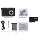 INF Digitalni fotoaparat K09 s kartico 32GTF - Ujemite vsak trenutek Black, (5000116951)