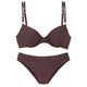 LASCANA Bikini temno rjava