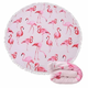 VIVVA Okrogla brisača za plažo | CUBALINKA Flamingo