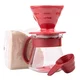 Hario Dripper set keramični 360ml rdeč