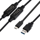 shumee Kabel MicroConnect USB 3.0 A na USB-C 10 m 5 Gb