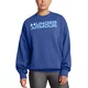 Under Armour Rival Fleece WordmarkOS Crew Pulover Modra