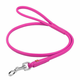 WAUDOG Okrogel standardni roza usnjen pasji povodec 122cm crazypaws.eu 10 mm