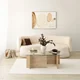 Hanah Home Klub sto New Escape, 105x40x65 cm, Bež