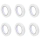 Vidaxl Maskirni trakovi za slikarje 6 pcs Bela 19mm x 50m Papir