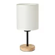 Brilagi - Stona lampa NUBILA WOOD 1xE27/25W/230V hrast/crna/krem