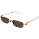 Gucci GG1278S 001 ONE SIZE (55) Zlata/Rjava