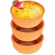 Vilde 121742 - Keramičke činije za pečenje - 12 cm, 200 ml, set od 3 komada