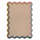 Kremno bela ročno tkana volnena preproga 120x170 cm Leo Scallop – Flair Rugs