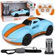 slomart RC avto LEAN TOYS, upravljanje z gestami, luči in dim, modri