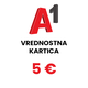 A1 Slovenija vrednostna kartica 5 EUR