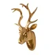 Wallity Zidna dekoracija Bust of Deer 1, Zlatne boje