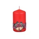 eoshop Sveča BELL VKLOPLJENO ŠERPA VALJ Božič d6x10cm