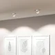 Top Light Puk! 80 Move LED spot mat bela mat/krom leča - Dnevna soba/jedilnica - Sodobni - bela mat, krom - Kovina