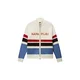 NAPAPIJRI Pletena jopa ALDAR modra/rdeča/črna/bela