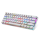 WIRELESS MECHANICAL KEYBOARD MOTOSPEED CK62 BLUETOOTH (WHITE)