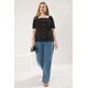 Trendyol Curve Black Finike Woven Plus Size Blouse