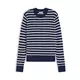 TOMMY HILFIGER Pulover  mornarska / bela