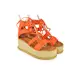 Ženske sandale na platformu LS021701NN narandžaste