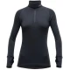 Devold ženski pulover Expedition Woman Zip Neck Black, S