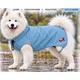 United Pets Easy Drops – pasji dežni plašč 60 cm, svetlo moder - Pasja oblačila