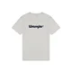 WRANGLER Majica Logo Tee temno modra/naravno bela