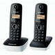 Panasonic KX-TG1612 DECT telefon Identifikacija poziva Crno, Bijelo