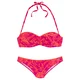 VENICE BEACH Bikini oranžna/temno roza