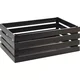 APS Superbox lesena zabojček, GN 1/1, črna, 200 mm, dolžina: 555 mm