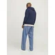 Jack & Jones Caleb Pulover Modra